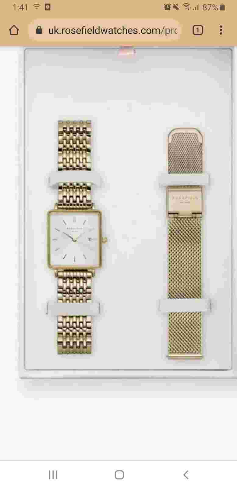 Ladies Gold watch new from (Rosenfeld)