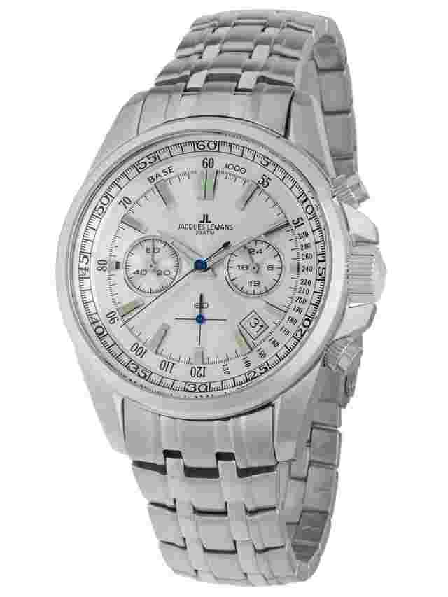 Jacques Lemans 1-1117.1FN Liverpool Chronograph Mens Watch 44mm 20ATM