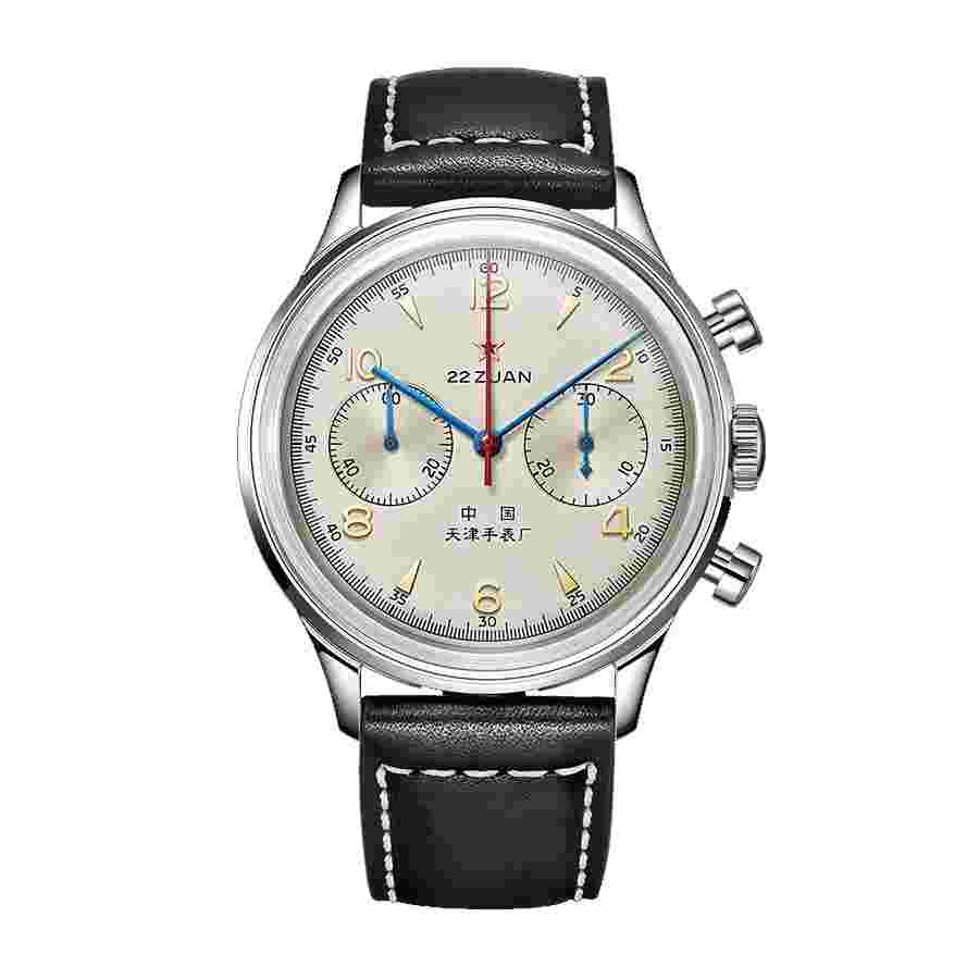 2023 Upgraded 40mm Seagull 1963 Hand Wind Mechanical Chronograph Watch Sapphire