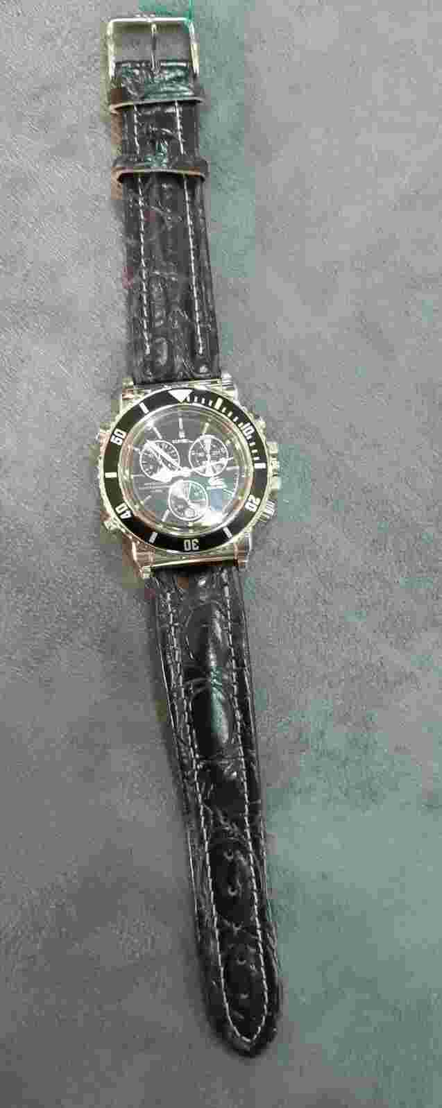 Breil Manta Top Steel Original Leather Strap Watch Z597