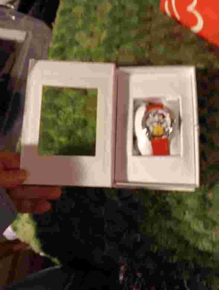 Disney 100 Year Anniversary Snow White Floral Watch Red