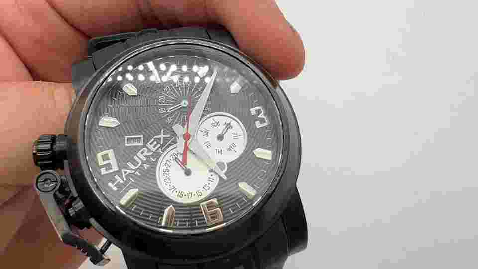 Haurex Watch San Marco Italy Black Casual