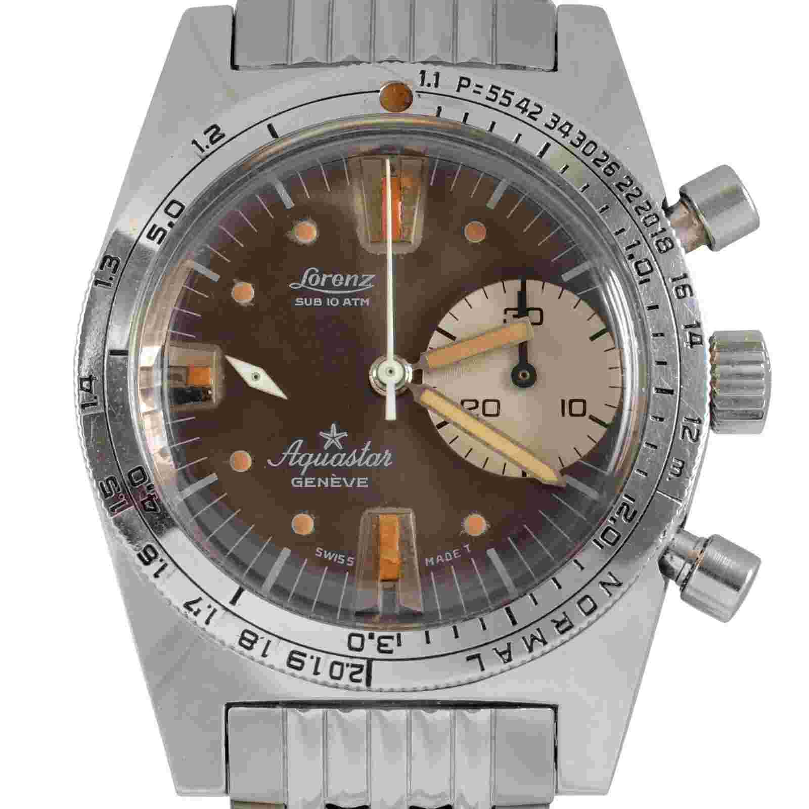 LORENZ Aquastar Deepstar Yachting Regatta Chronograph Full Set 1960’s