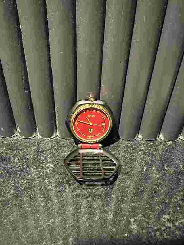 Ferrari Formula Travel Pocket Watch Swiss Made Cartier Series With Box