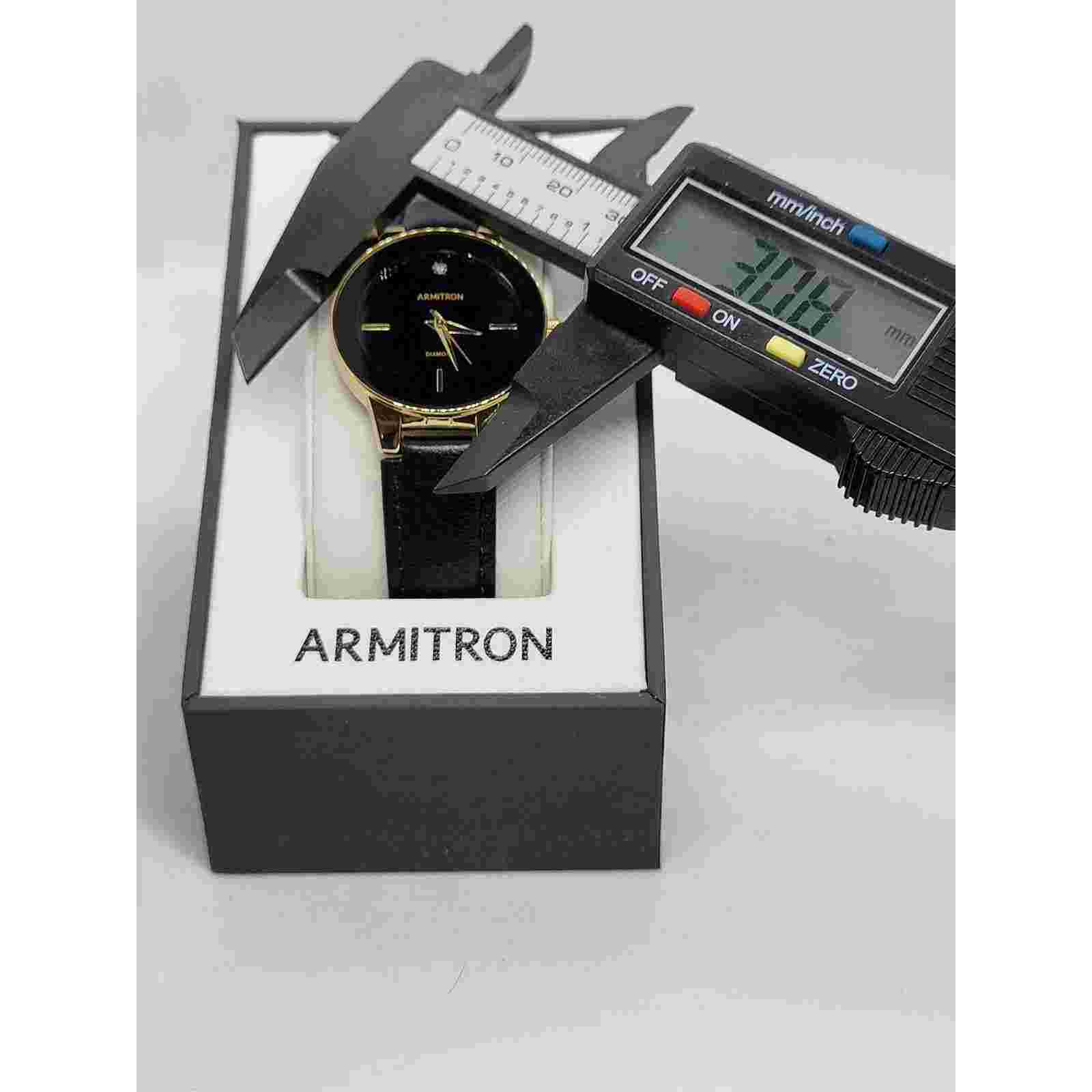 Armitron Women's Diamond Accent Leather Watch #28