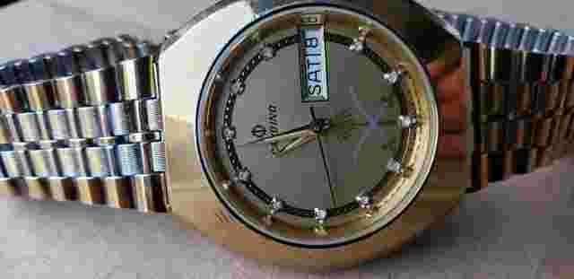 CANDINO SUADI ARABIA KSA LOGO AUTOMATIC DIAMONDS MENS VINTAGE WATCH