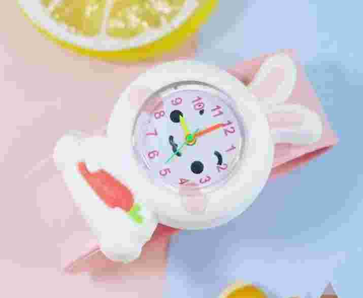 Cartoon Style Animal Ring Pop Quartz Kids Watches