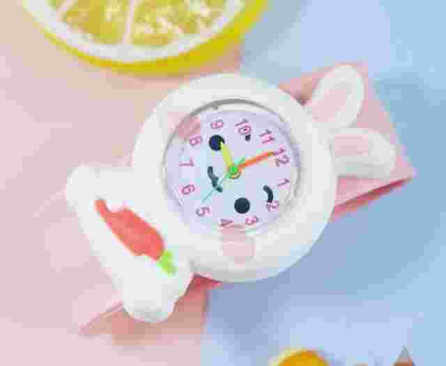 Cartoon Style Animal Ring Pop Quartz Kids Watches
