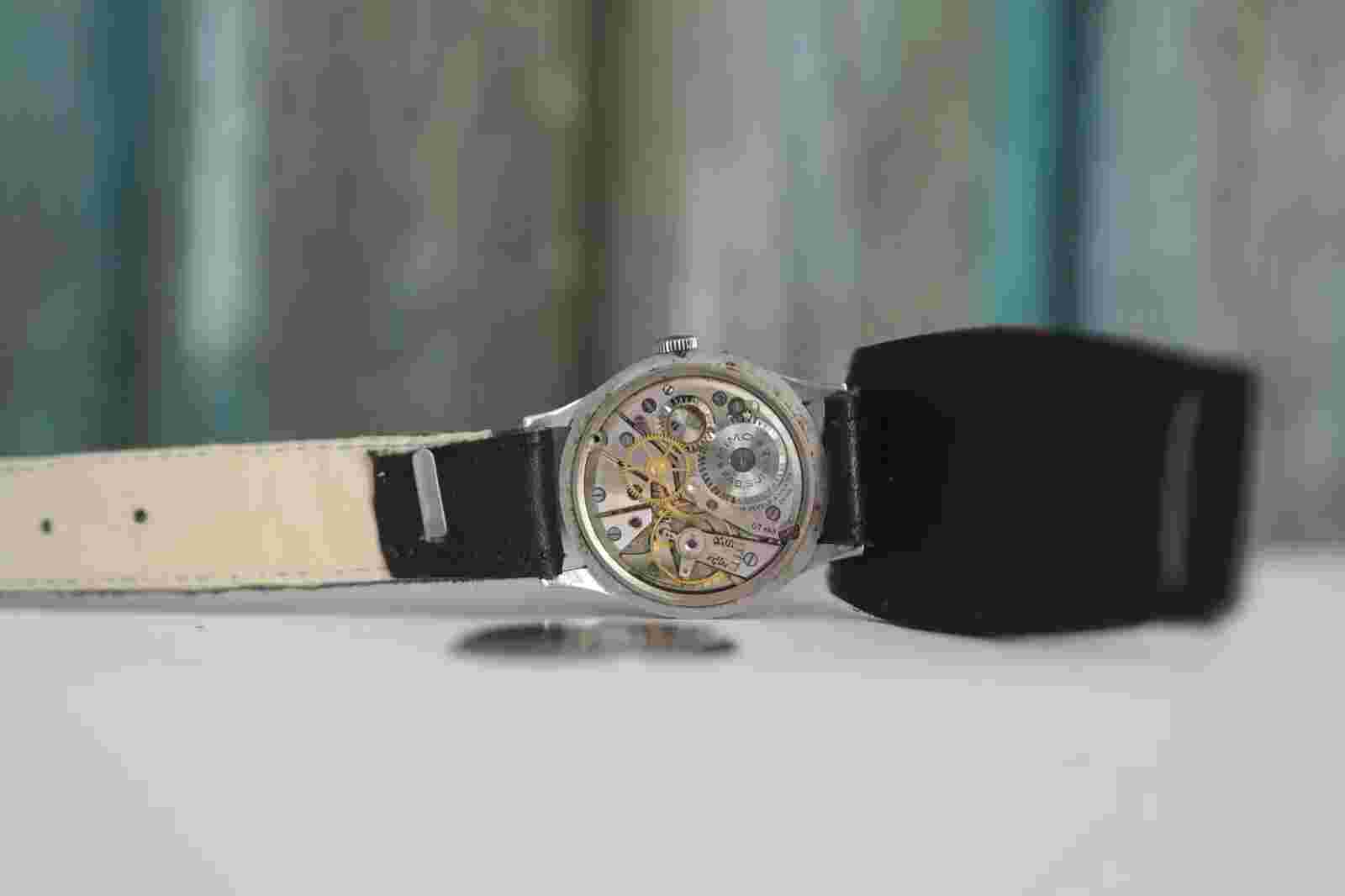 MIMO - Swiss made Military watch, vintage military wind up men's watch