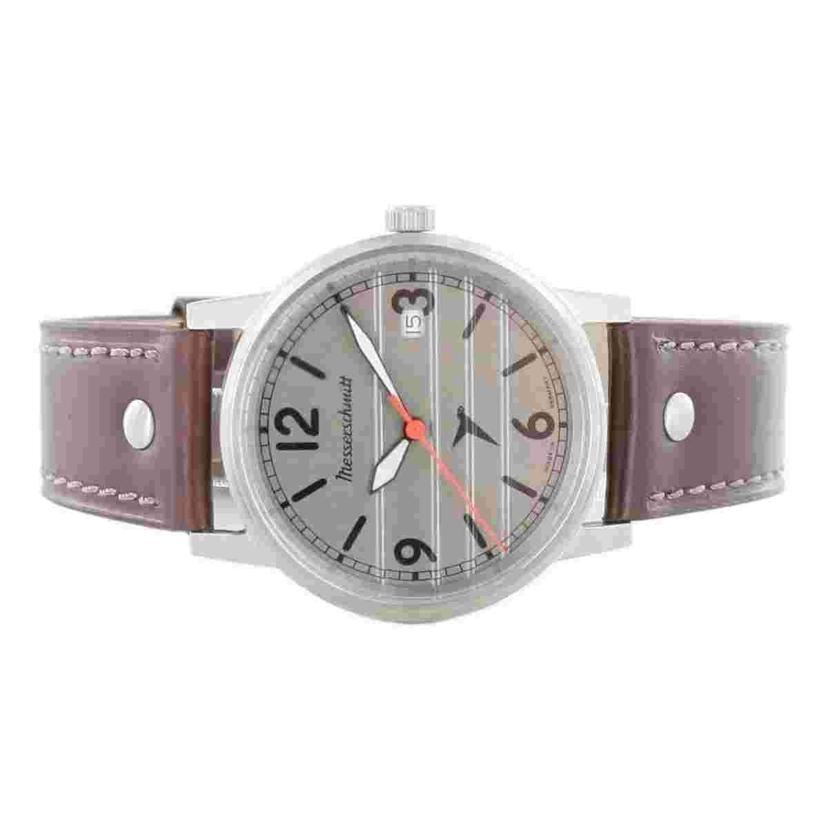 Aristo Unisex Messerschmitt Watch Aviator Watch M-18-2/BFW-M18 Leather