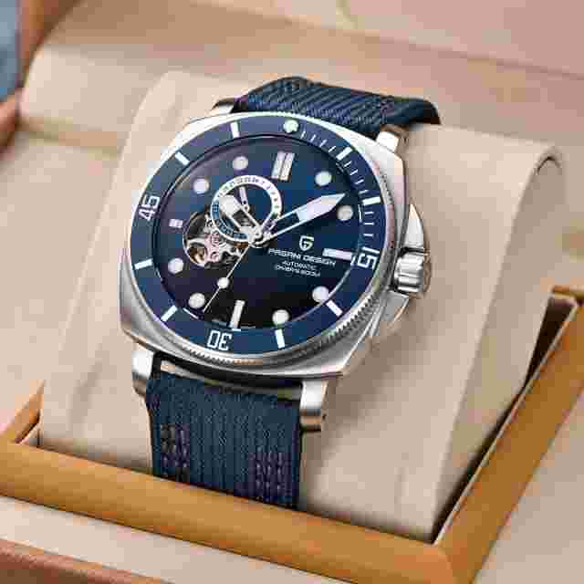 PAGANI DESIGN PD-1736 Sports Men Mechanical Watch 200M Waterproof 6 VARIANTS