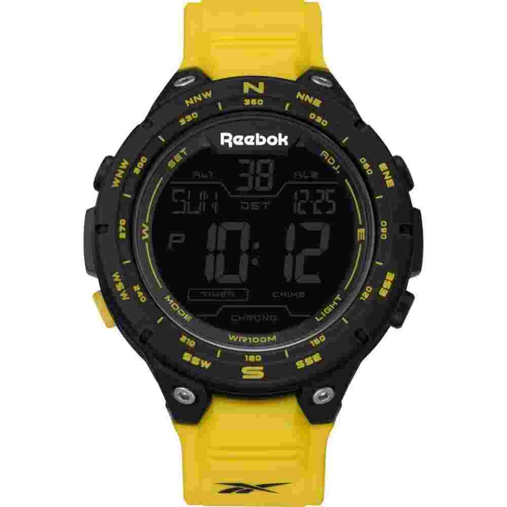 Reebok Digital Slam Yellow Rubber Strap Men Watch RV-SLM-G9-PBPY-BY