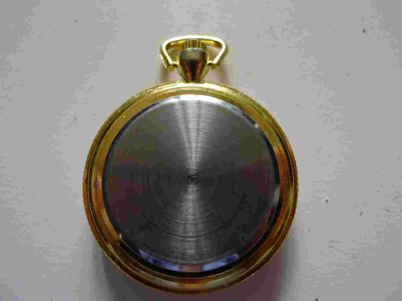 NEW. Gold Plated  Open Fronted  Qtz  Unisex Pocket Watch...GWC.