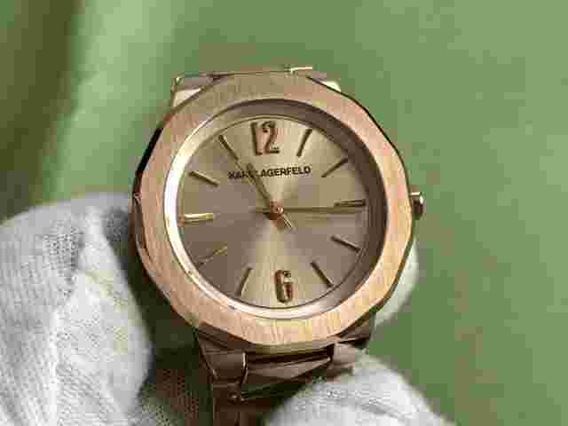 KARL LAGERFELD KL-3404 Copper Tone Dial 10 ATM Copper S/S QUARTZ WOMEN'S WATCH