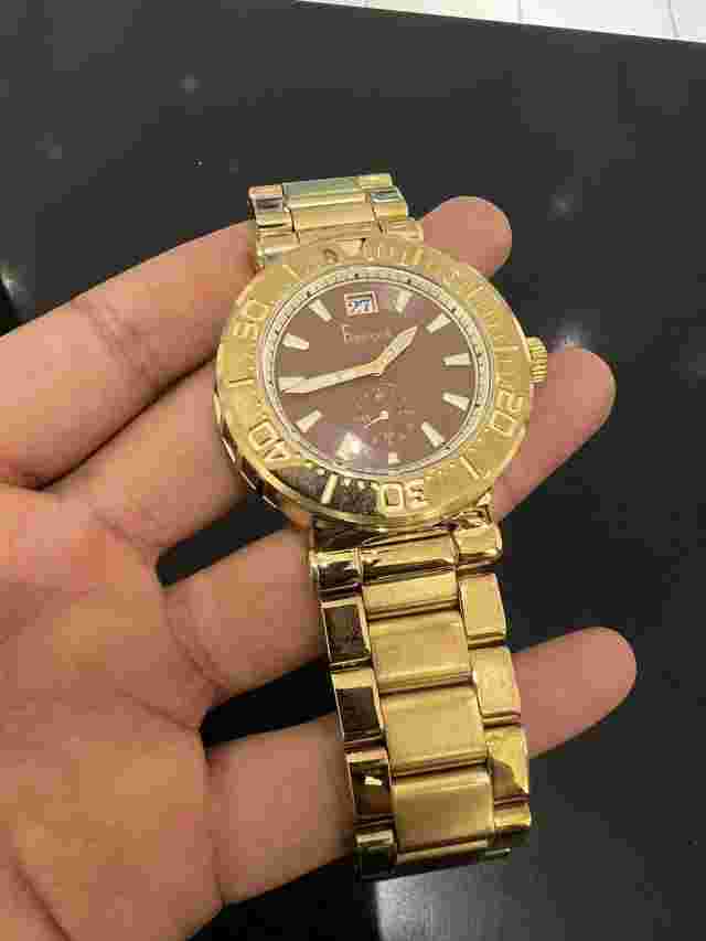 Freelook Mens Watch Gold