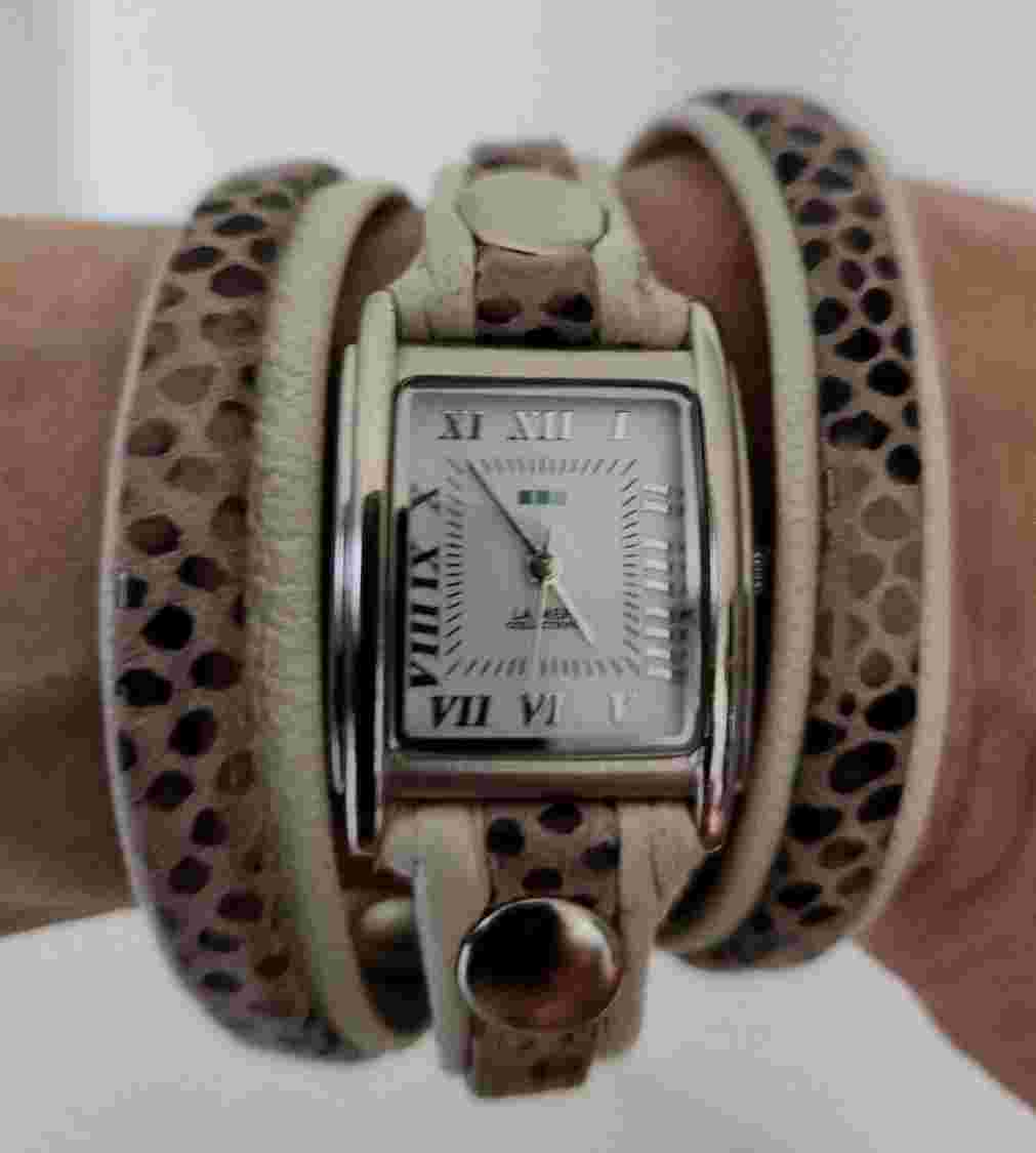 La Mer Collections by Martine Ilana Wrap Watch with Original Case      Pre-Owned