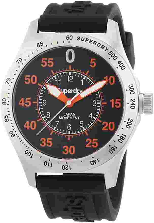 Superdry Compound Sport Silicone Strap Men's Watch SYG111E