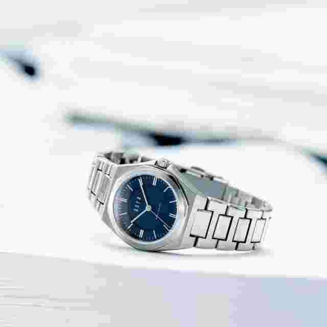 DuFa Wachsmann Midnight Blue 32mm Quartz Ladies Watch Dial Blue DF-7037-33