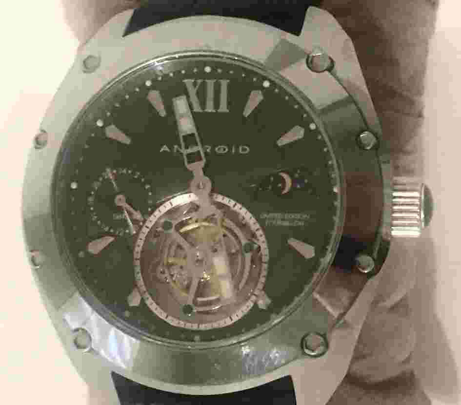 Android Virtuoso Ceramic Limited Edition Tourbillon Mech GMT Lent Watch 90/500