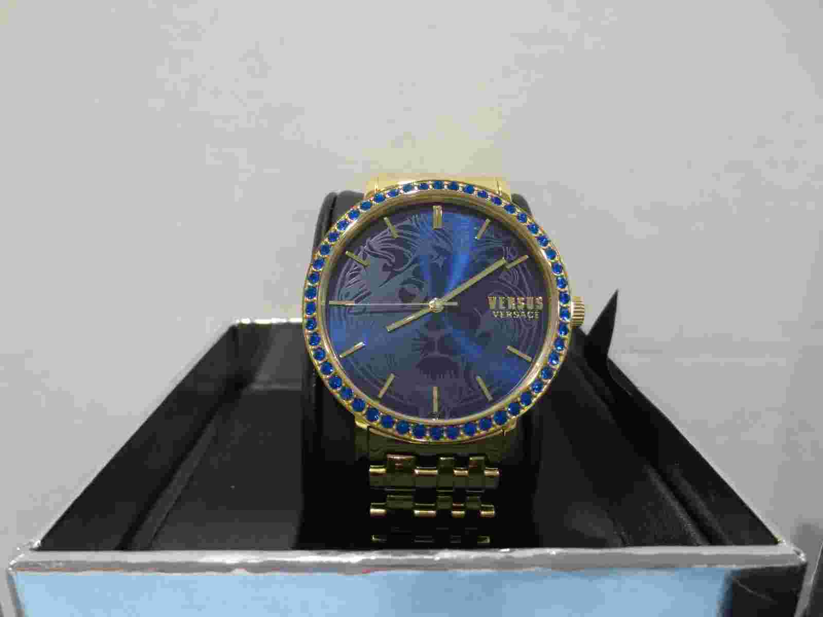 Versus by Versace Women's S24080016 MANHASSET Swavorski Crystals Gold Watch