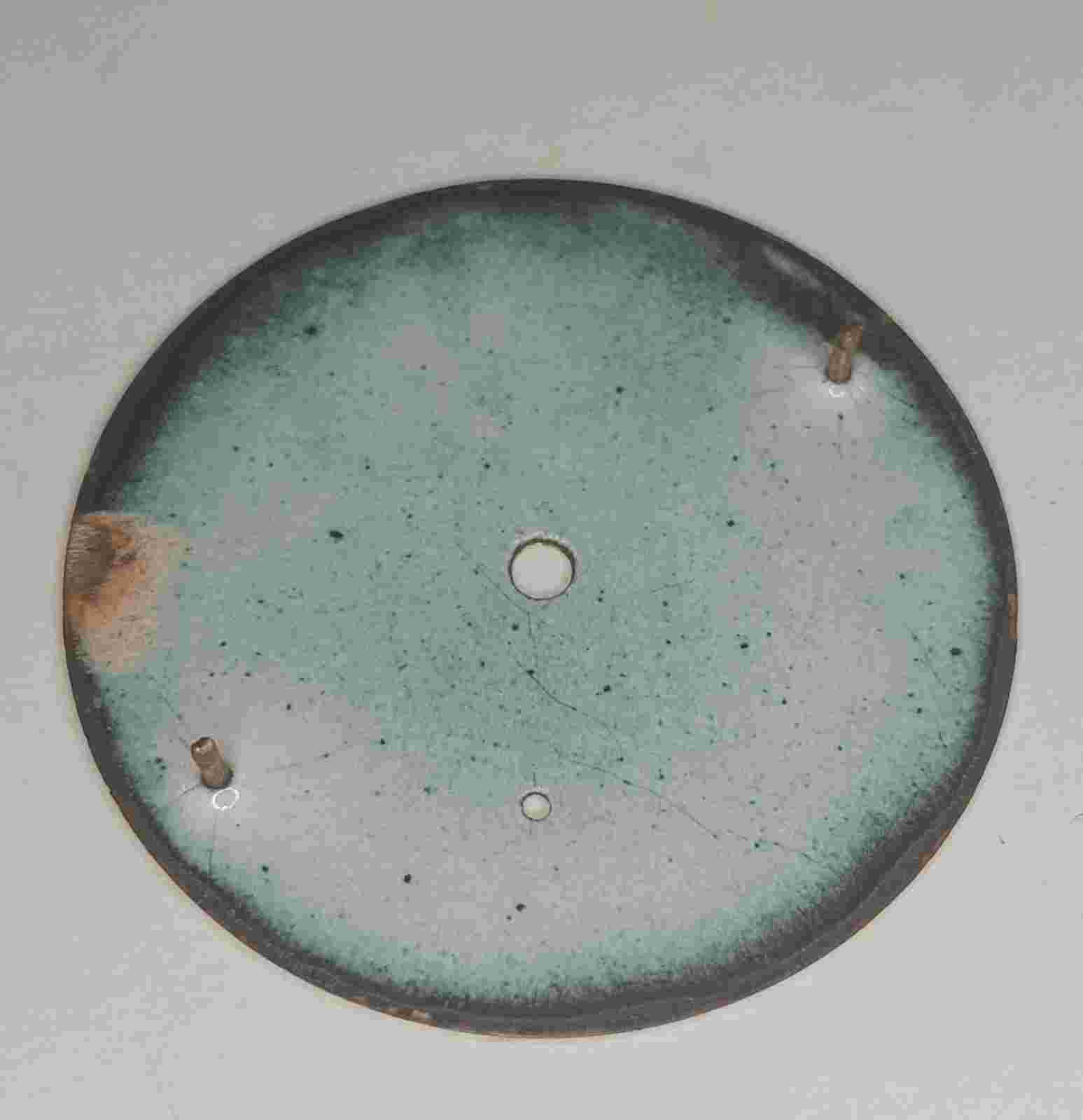Union Horlogere pocket watch enamel dial
