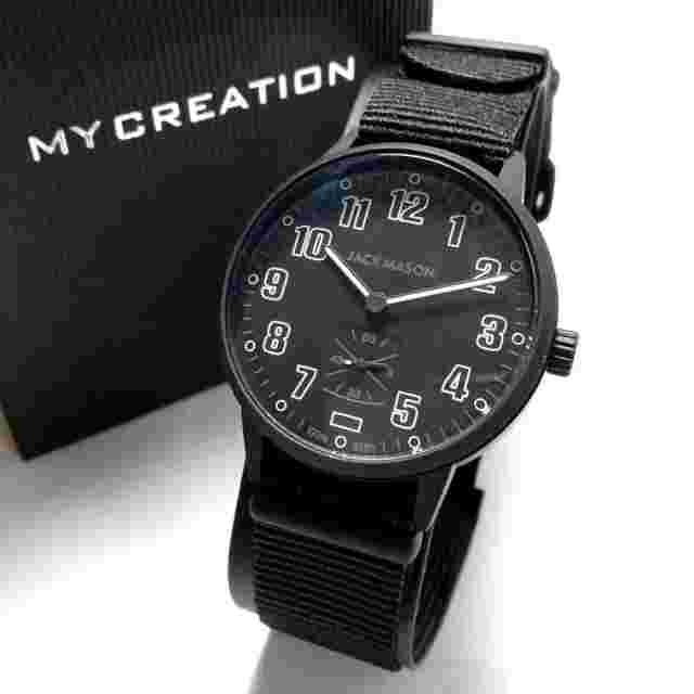 JACK MASON Men's Watch FIELD Japan Limited Edition Black JM-F401-017 [Mint]