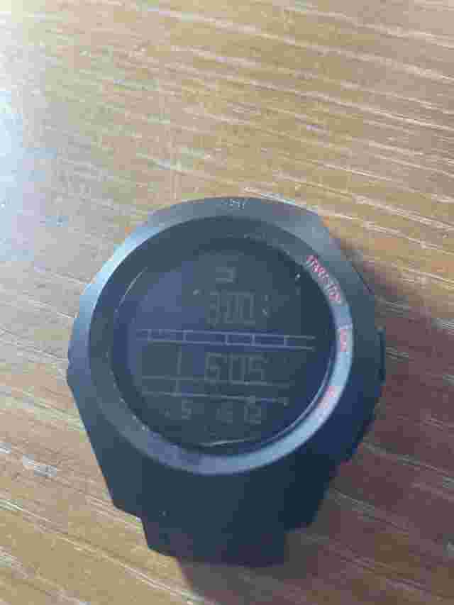 Quicksilver Deep Tide Watch Circa 2004 New Battery No Band Model M037TR 20 ATM