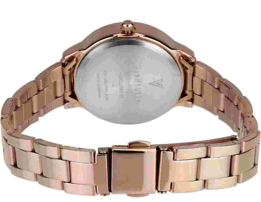 Analog Watch For Women Rose Gold  & Black Casual VAN HEUSEN Wrist Watch