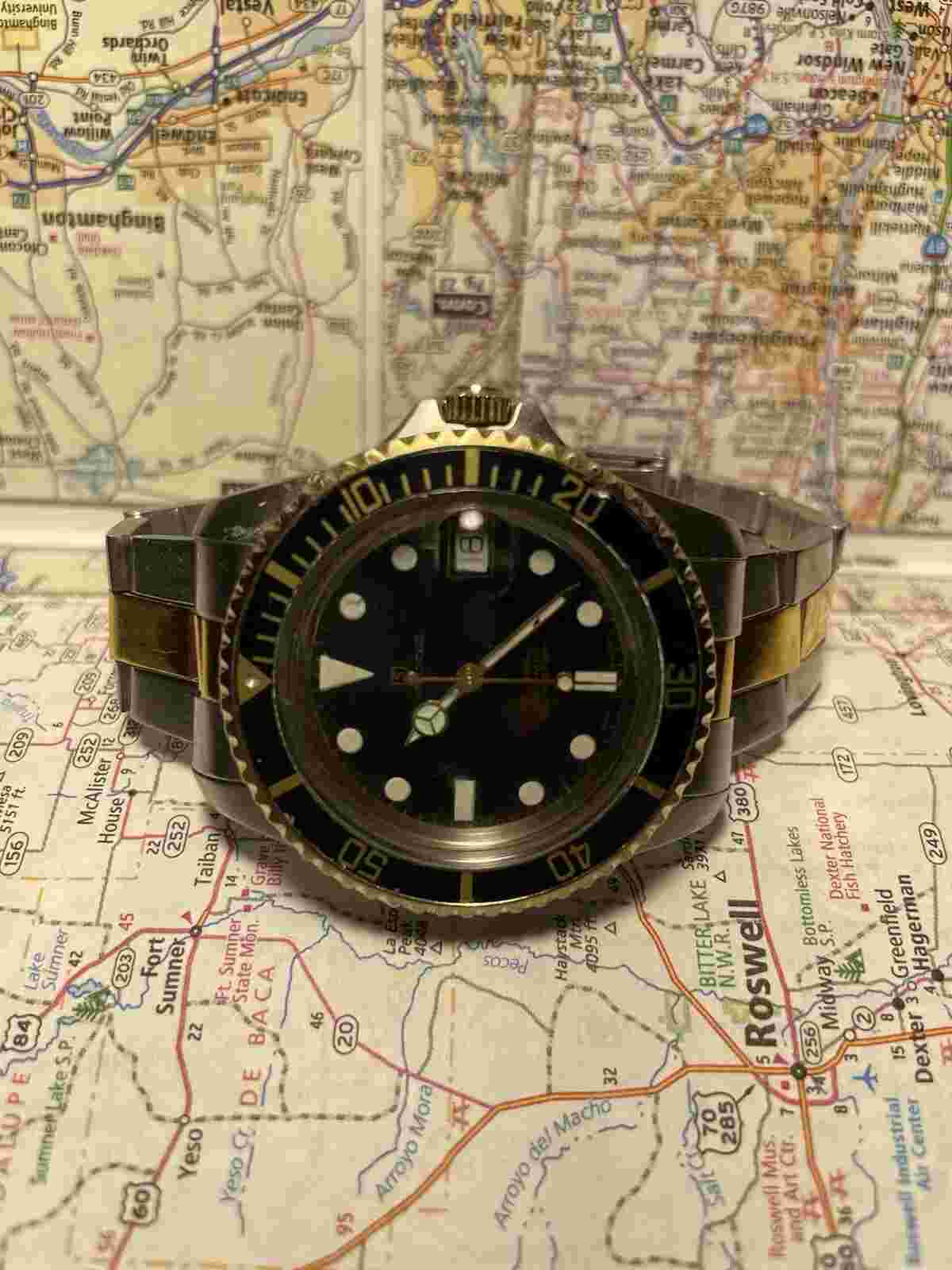Vintage Sandoz Swiss Made Automatic Dive Watch