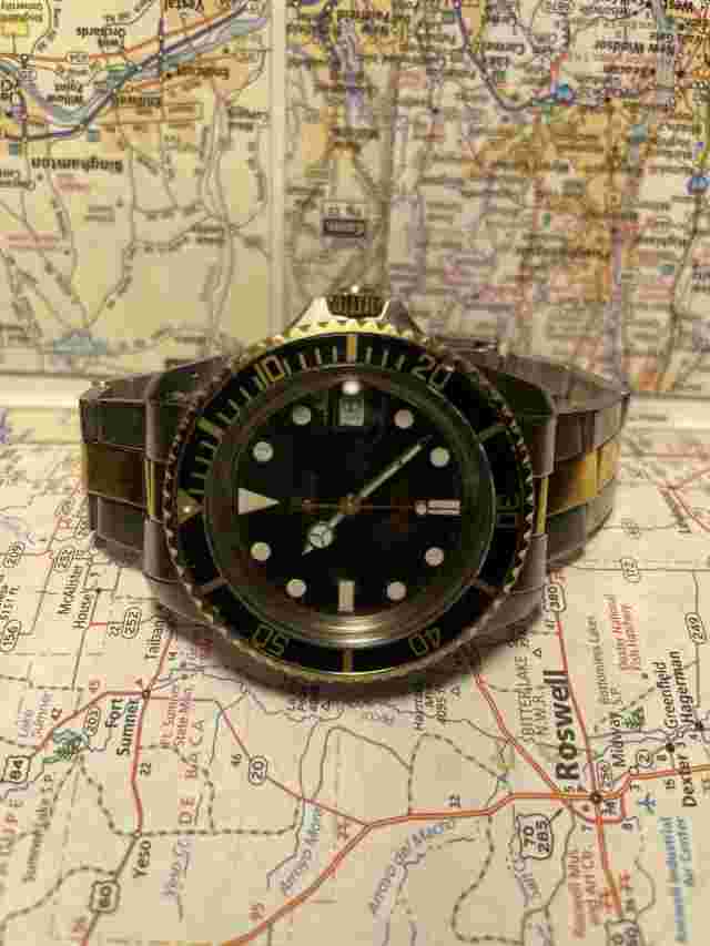 Vintage Sandoz Swiss Made Automatic Dive Watch