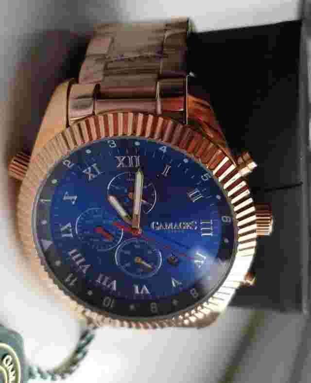 Gamages Of London Limited Edition Hand Assembled Eclipse Automatic Rose Blue