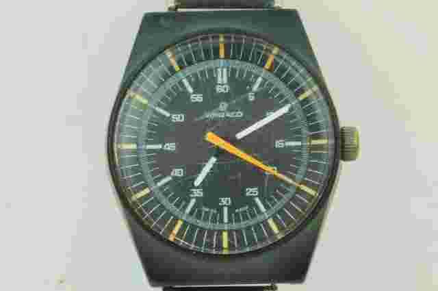 Vintage 1980s Sindaco PVD Diver Chronograph Watch Swiss Made