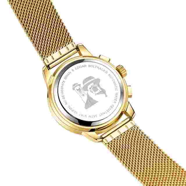 Limited Edition Swan & Edgar Hand Assembled Bolt Racer Automatic Gold SE1632 NIB