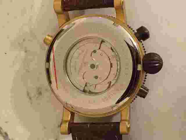 CONSTANTIN WEISZ TRIPLE CALENDARS SUN MOON PHASE AUTOMATIC 15A049GCW RARE WATCH.