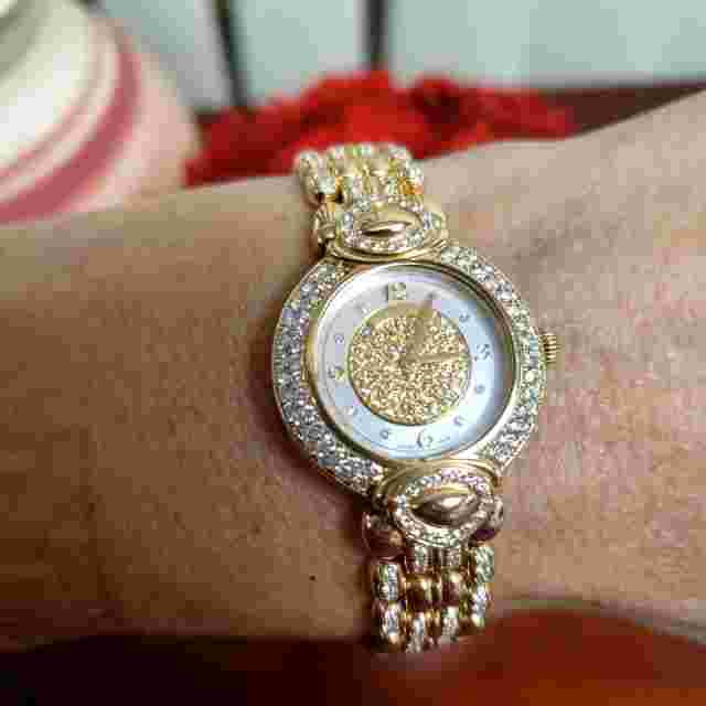 26mm Ladies Bucherer Diamond Paradise Watch in 18k 750 Yellow Gold