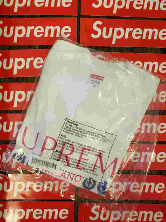 Supreme FW20 Box Logo L/S Tee White Size Large