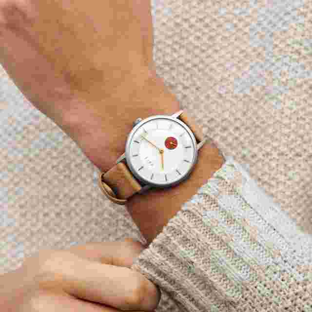 Dufa X Kroyer Saetter Lassen Stainless Steel 38mm Japanese Quartz Wristwatch DF-