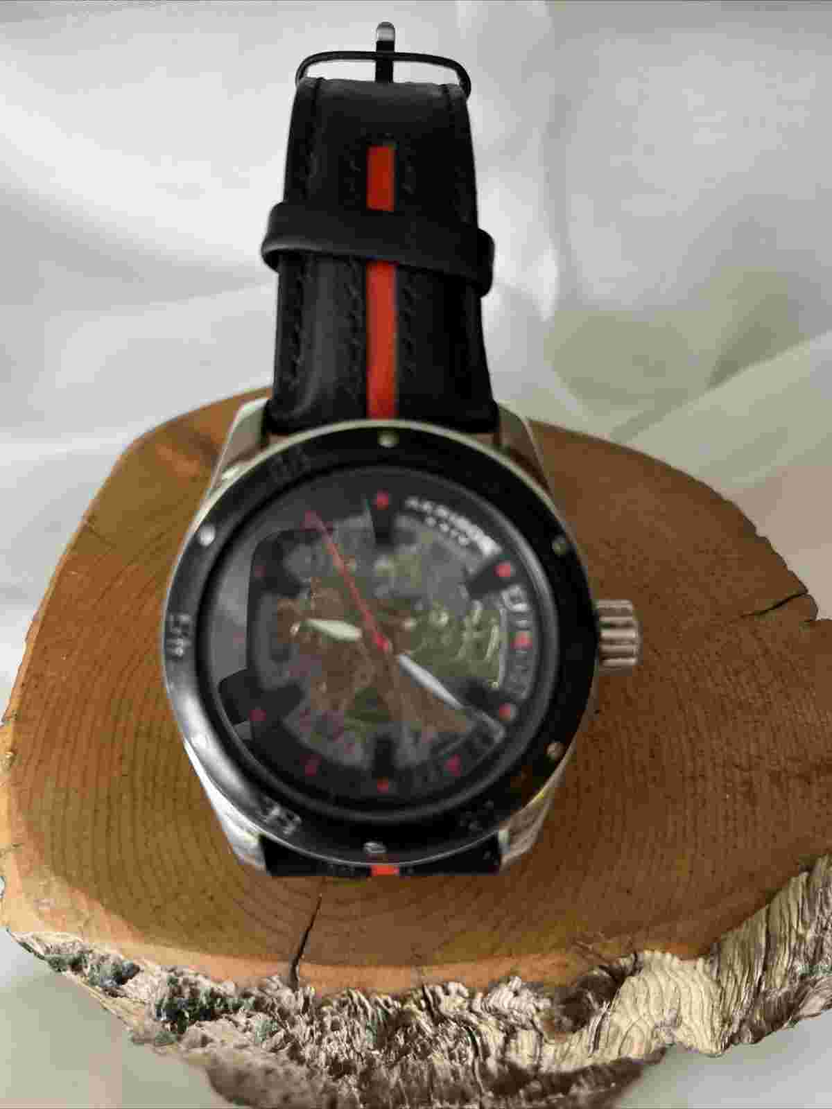 Akribos XXIV Skeleton Automatic Stainless Mens Watch