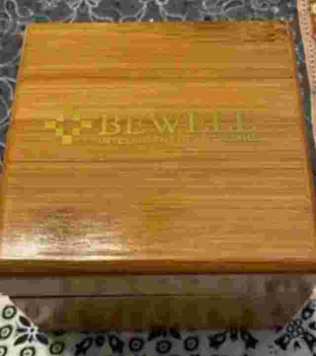 Rare Bewell Wooden Watch Multitone New With Case - Small Blemish