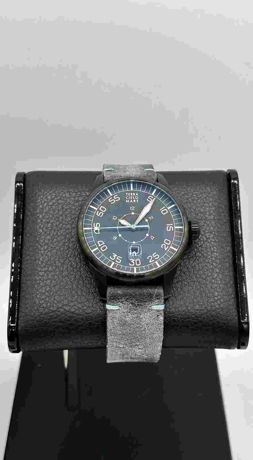 Terra Cielo Mare AVIO MK-II Pelican MC-72 Swiss Automatic 44mm Black DLC Steel