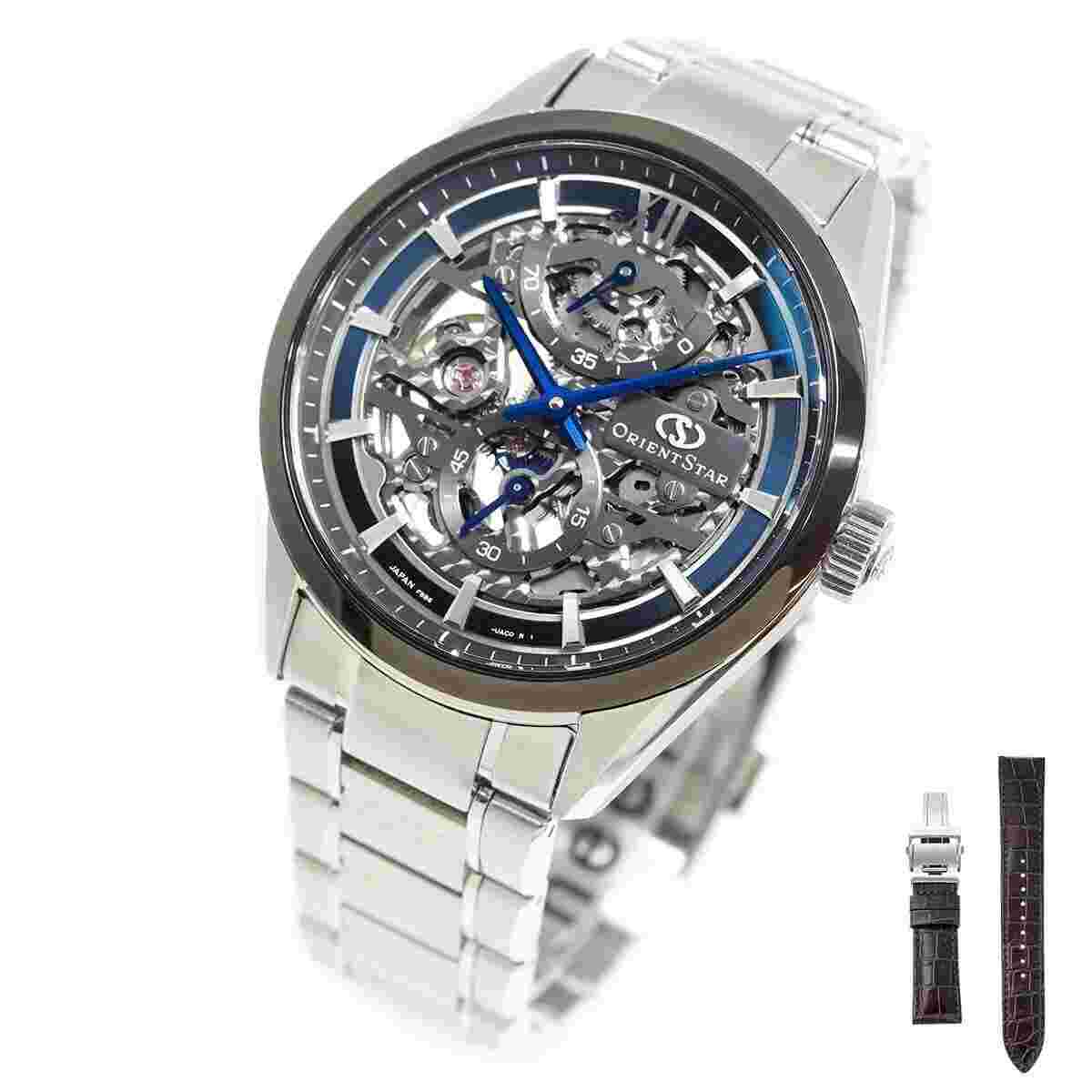 orient star M34 F8 skeleton hand winding F8B6-UAC0/RK-AZ0102N SS hand w #YN568F