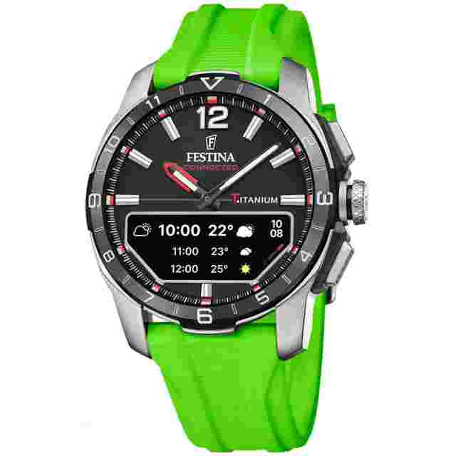 Festina F23000/B Men's Connected D Green Wristwatch