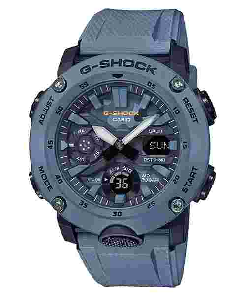 Casio G-Shock
                           
                                 GA-2000 Series Analog Digital Blue Resin Watch GA2000SU-2A