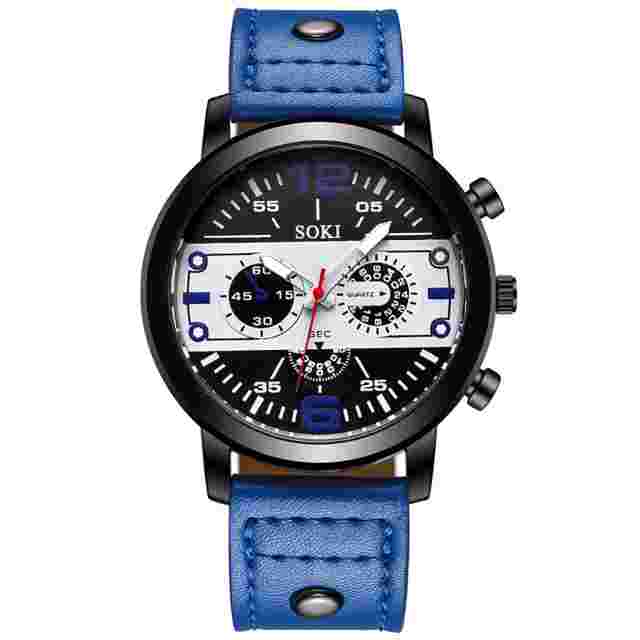 Fashion  New Creative Personality  Quartz Belt Men's Watch