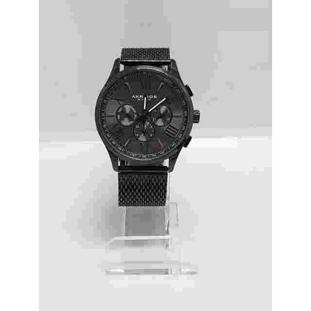 Akribos XXIV Men's dress watch. Multifunction face. AK844BK. Working Watch