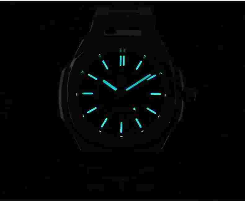 San Martin Mens Luxury Watches GMT Automatic Mechanical Wristwatch Luminous 100M