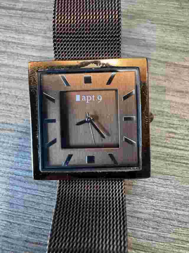 Quartz Watch by Apt. 9 Copper colored 51252KAP New Battery