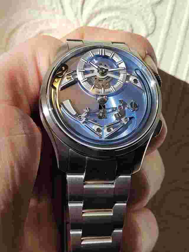 NEW 2025 Christopher Ward C1 Bel Canto Cielo Dial Ex-Display TITANIUM SAVE £400