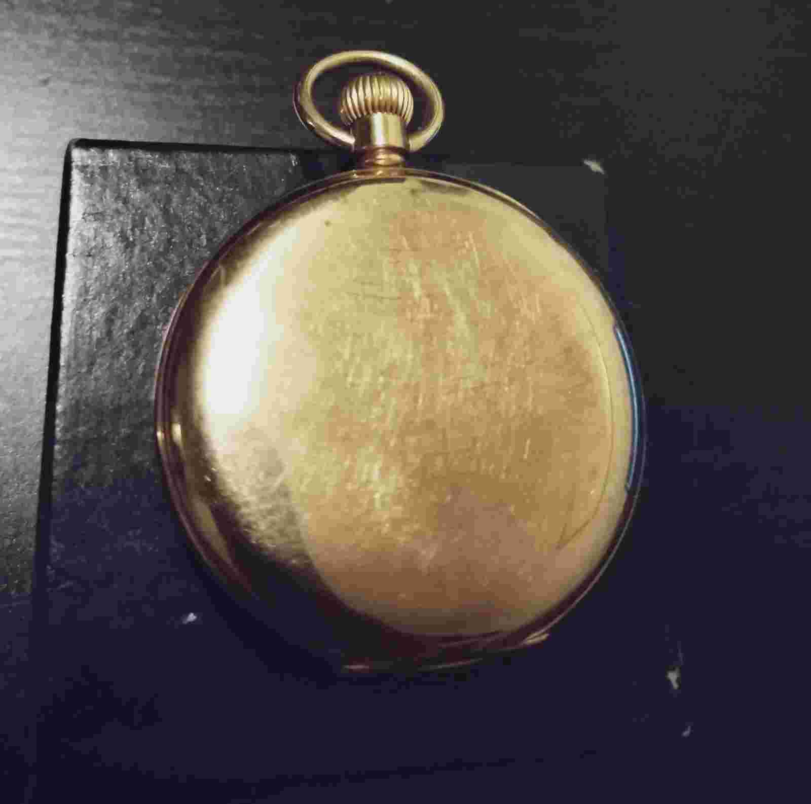 Solid Gold Pocket Watch J W Benson