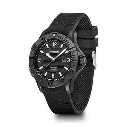 WENGER Watch SEAFORCE 01.0641.134 Quartz Men's Black